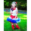 White Tank Tops with Red Rosettes & Red White Blue Pettiskirt M24 